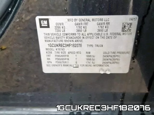 1GCUKREC3HF182076 фото 2