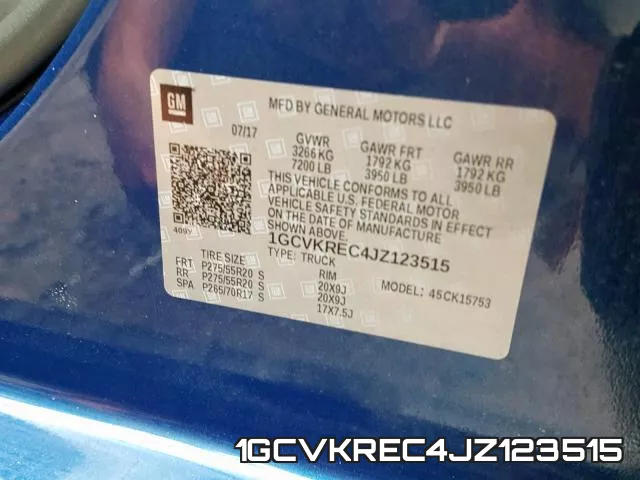 1GCVKREC4JZ123515 фото 2