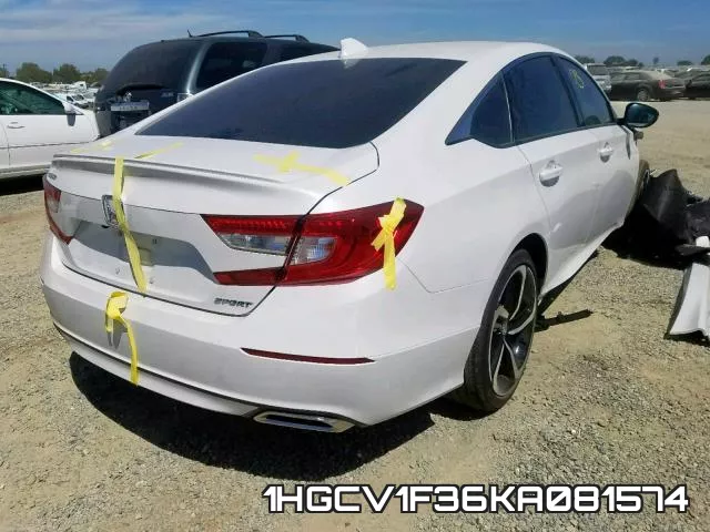 1HGCV1F36KA081574 фото 5