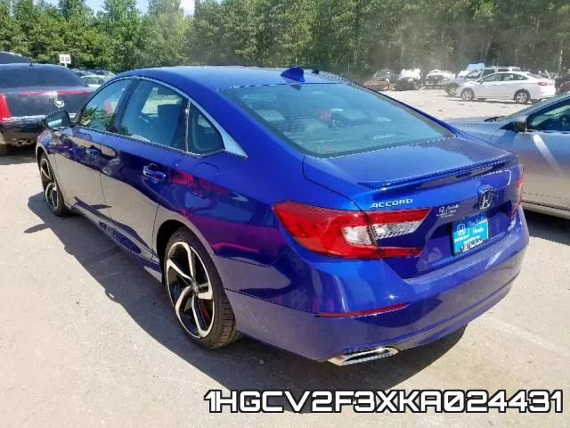1HGCV2F3XKA024431 фото 4
