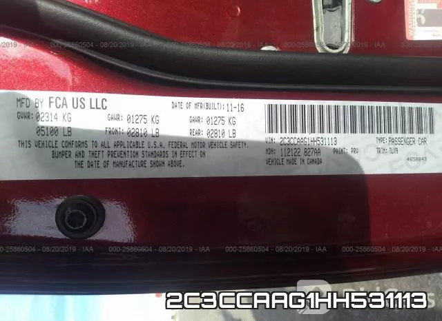 2C3CCAAG1HH531113 фото 10