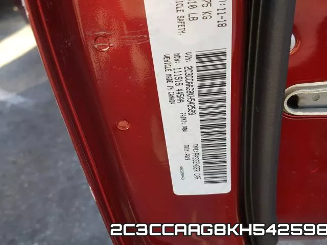 2C3CCAAG8KH542598 фото 2