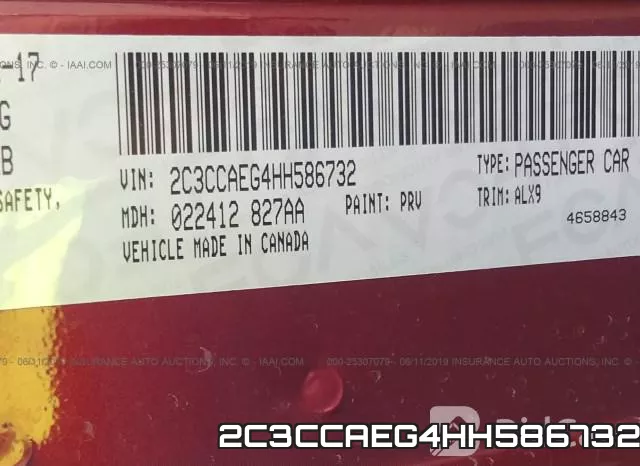 2C3CCAEG4HH586732 фото 10