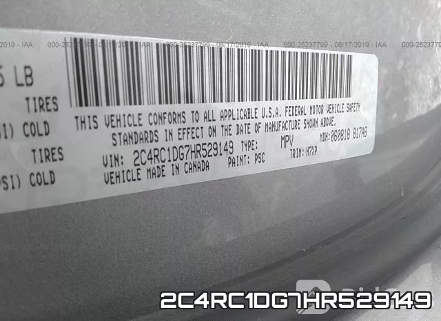 2C4RC1DG7HR529149 фото 10