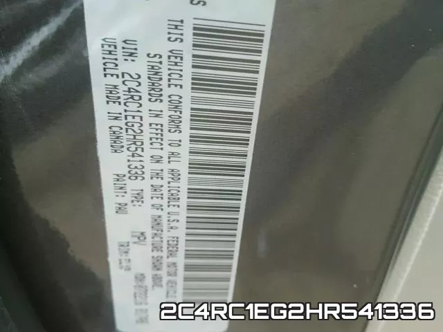 2C4RC1EG2HR541336 фото 2