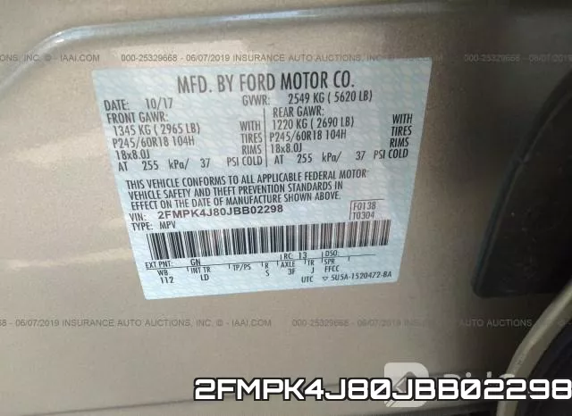 2FMPK4J80JBB02298 фото 10