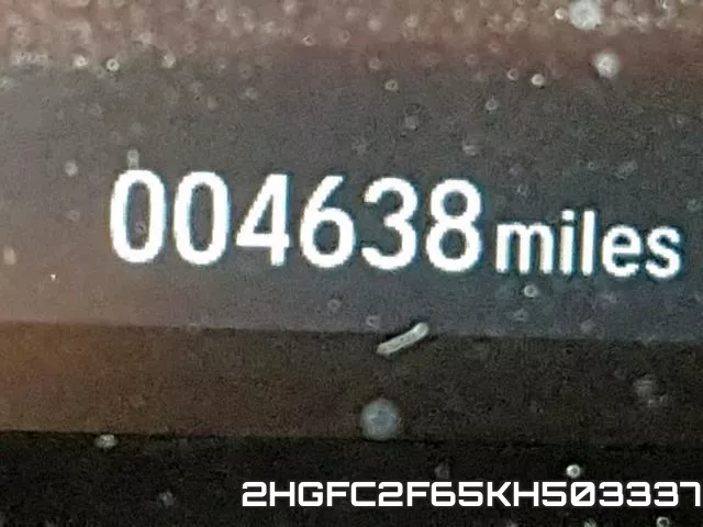 2HGFC2F65KH503337 фото 9
