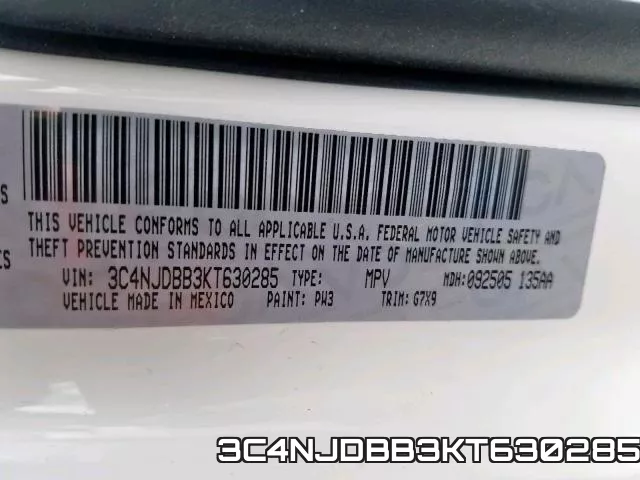 3C4NJDBB3KT630285 фото 2