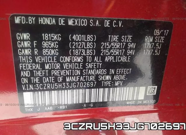 3CZRU5H33JG702697 фото 10