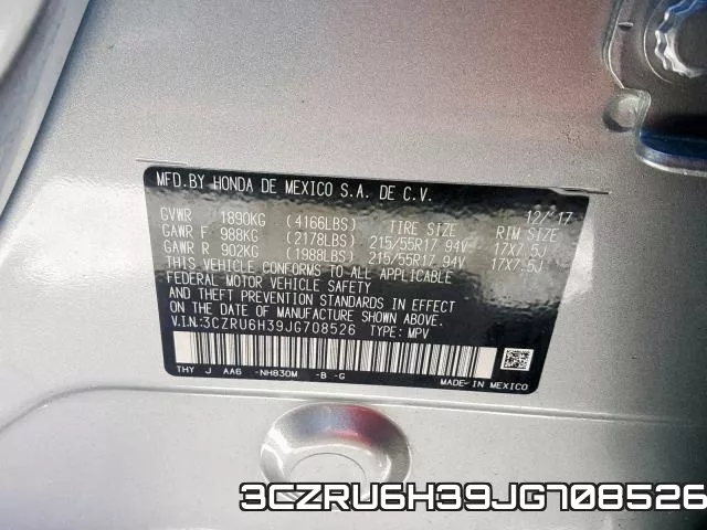 3CZRU6H39JG708526 фото 2