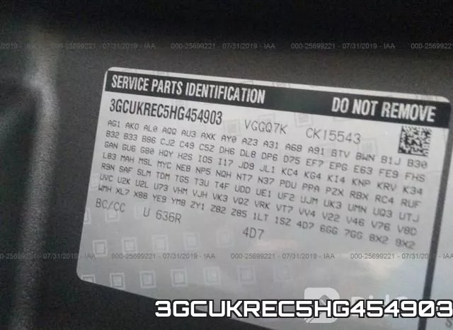 3GCUKREC5HG454903 фото 10