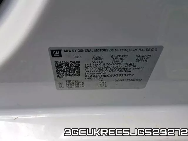 3GCUKREC5JG523272 фото 2