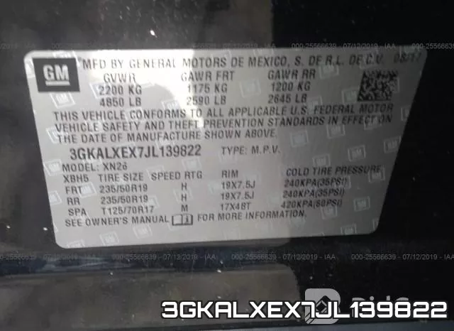3GKALXEX7JL139822 фото 10