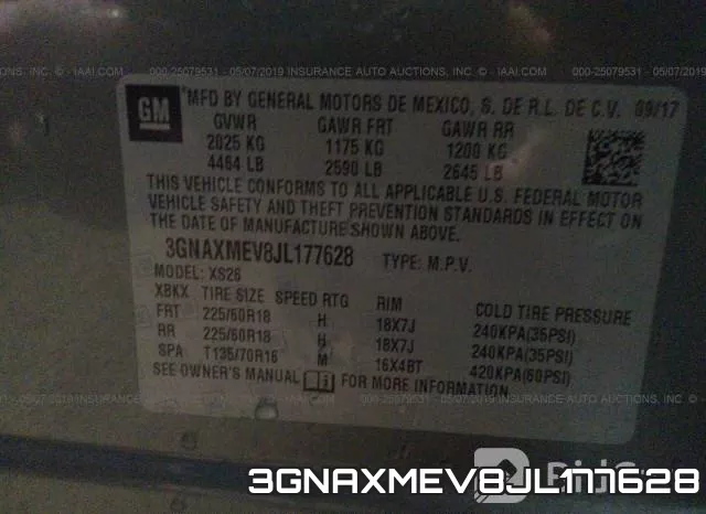 3GNAXMEV8JL177628 фото 10