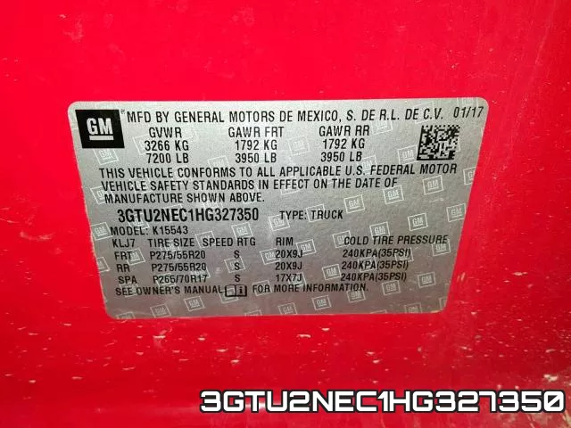 3GTU2NEC1HG327350 фото 2