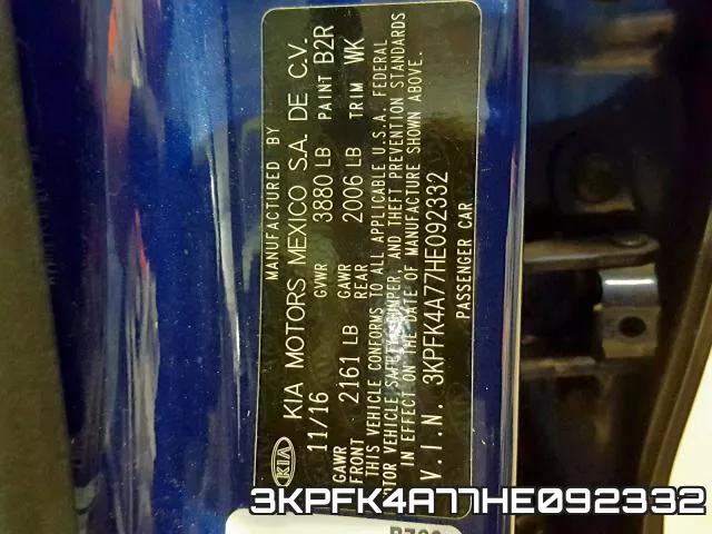 3KPFK4A77HE092332 фото 2