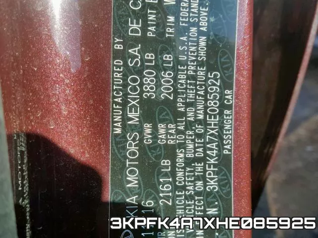 3KPFK4A7XHE085925 фото 2