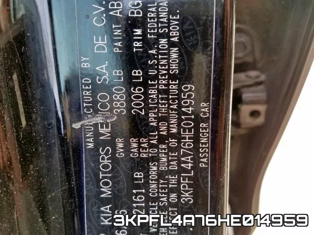 3KPFL4A76HE014959 фото 2