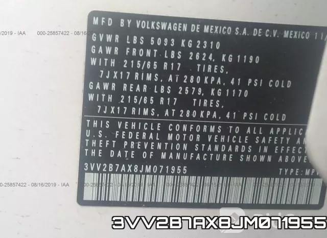 3VV2B7AX8JM071955 фото 10