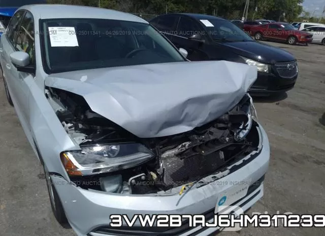 3VW2B7AJ6HM317239 фото 6