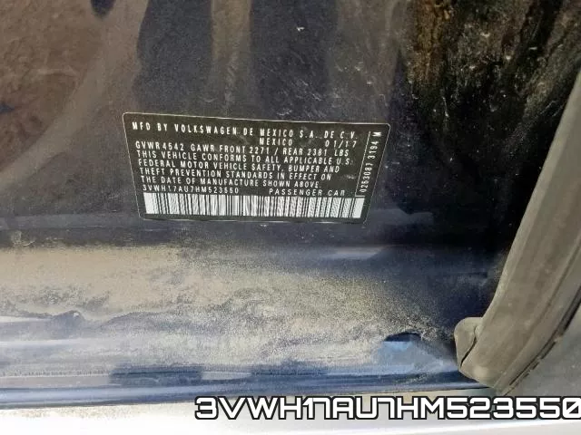 3VWH17AU7HM523550 фото 2