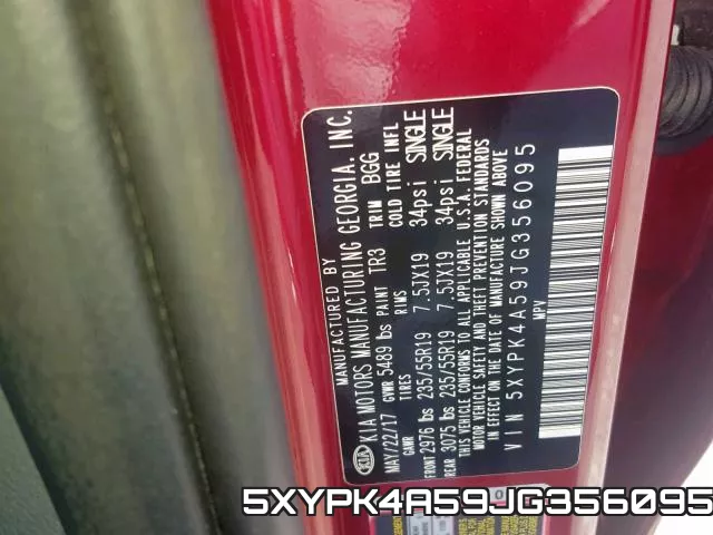 5XYPK4A59JG356095 фото 2
