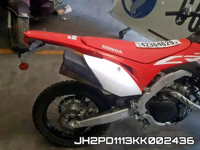 JH2PD1113KK002436 фото 7