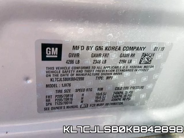KL7CJLSB0KB842898 фото 2