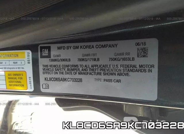 KL8CD6SA9KC703228 фото 10