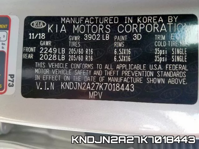 KNDJN2A27K7018443 фото 2