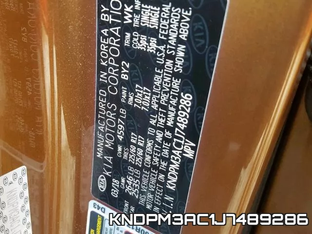 KNDPM3AC1J7489286 фото 2