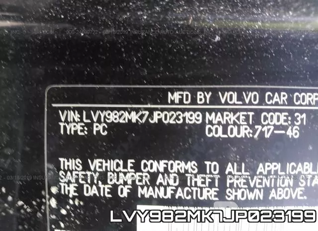 LVY982MK7JP023199 фото 10