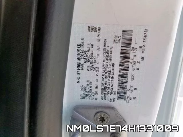 NM0LS7E74H1331009 фото 2