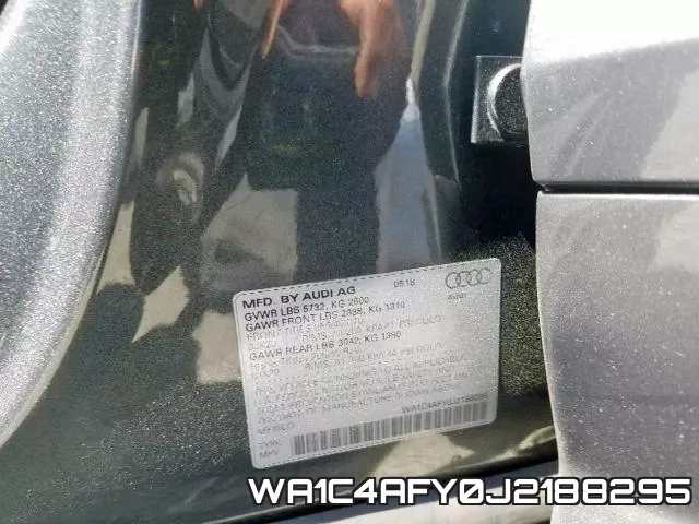 WA1C4AFY0J2188295 фото 2