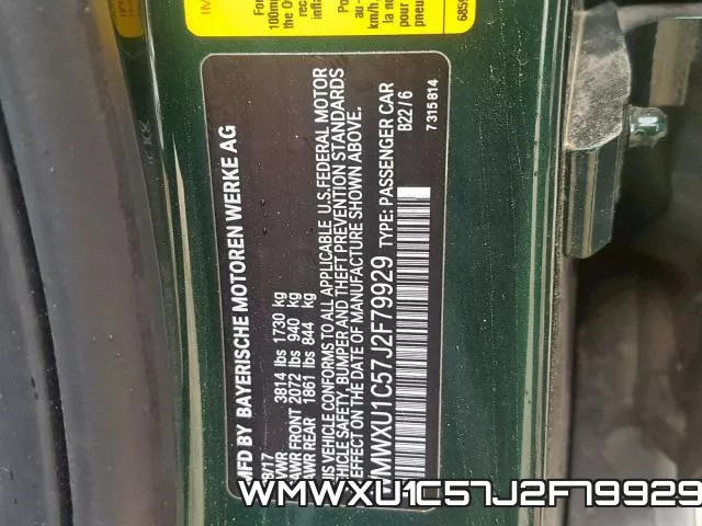 WMWXU1C57J2F79929 фото 2