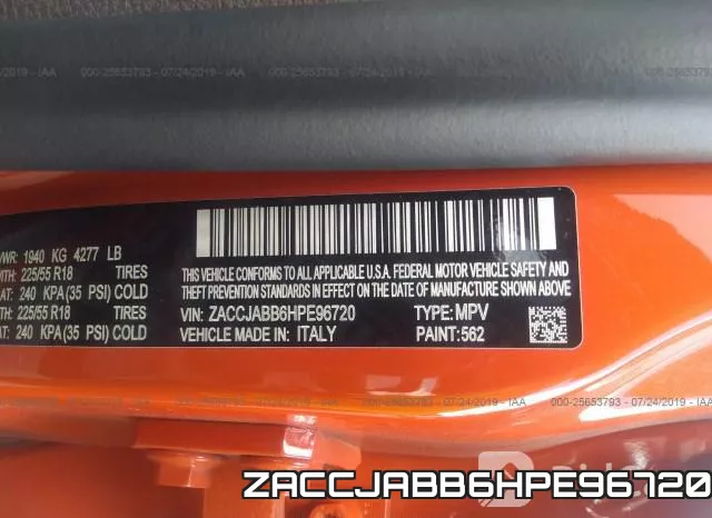 ZACCJABB6HPE96720 фото 10