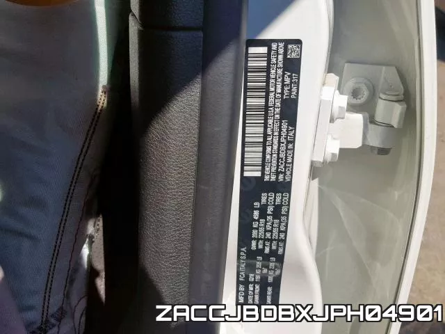ZACCJBDBXJPH04901 фото 2