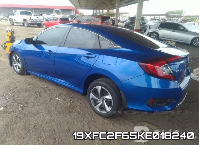 19XFC2F65KE018240 фото 4