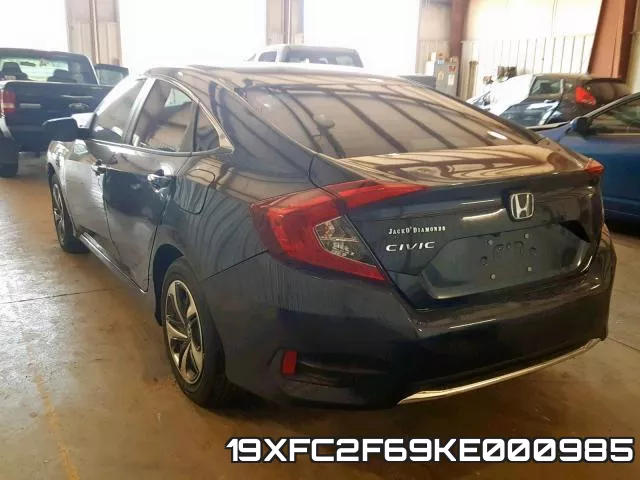 19XFC2F69KE000985 фото 4