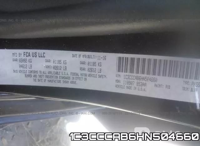 1C3CCCAB6HN504660 фото 10