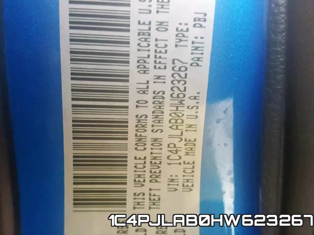 1C4PJLAB0HW623267 фото 2