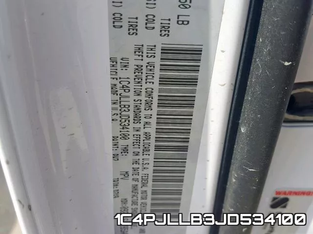 1C4PJLLB3JD534100 фото 2