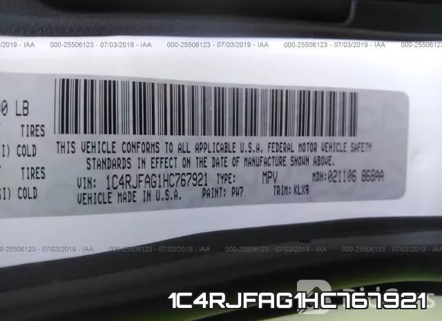 1C4RJFAG1HC767921 фото 10