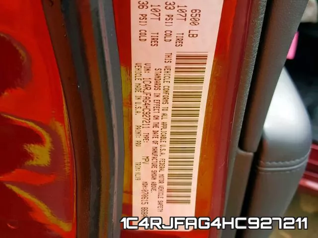 1C4RJFAG4HC927211 фото 2