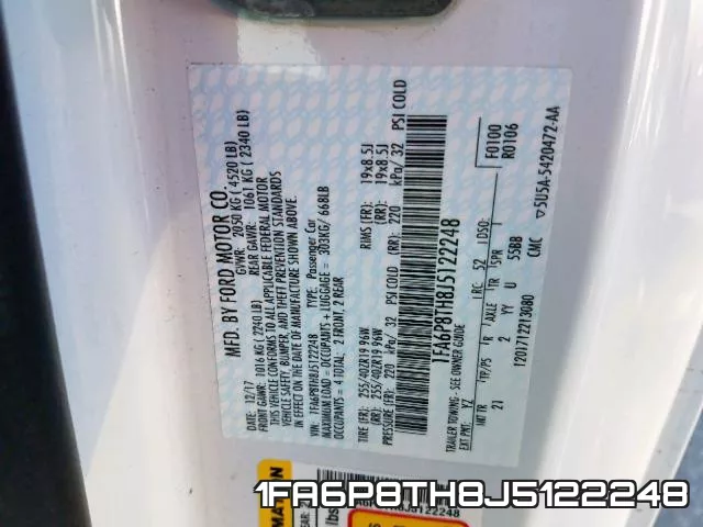 1FA6P8TH8J5122248 фото 2
