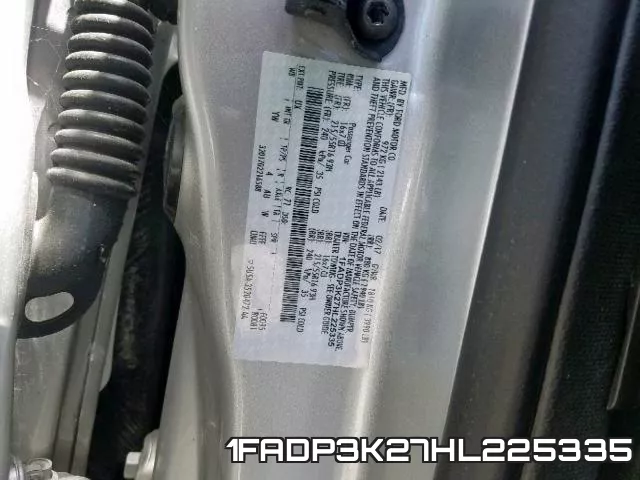 1FADP3K27HL225335 фото 2