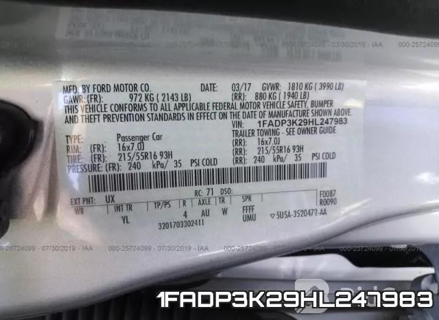 1FADP3K29HL247983 фото 10