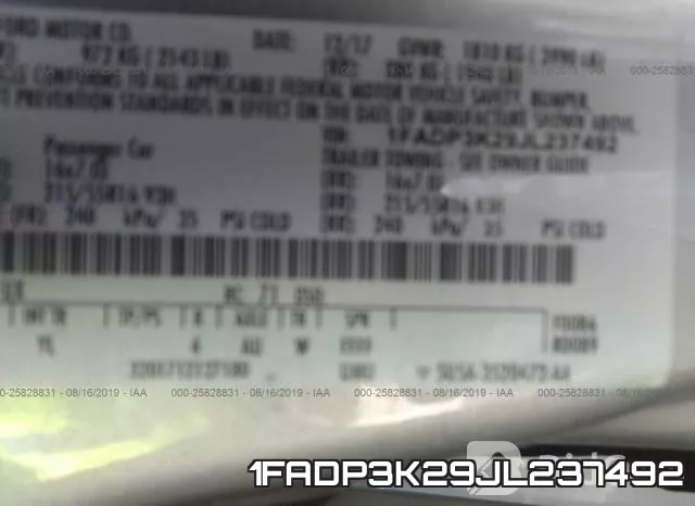 1FADP3K29JL237492 фото 10