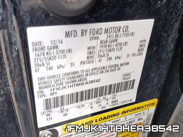 1FMJK1HT8HEA38542 фото 2