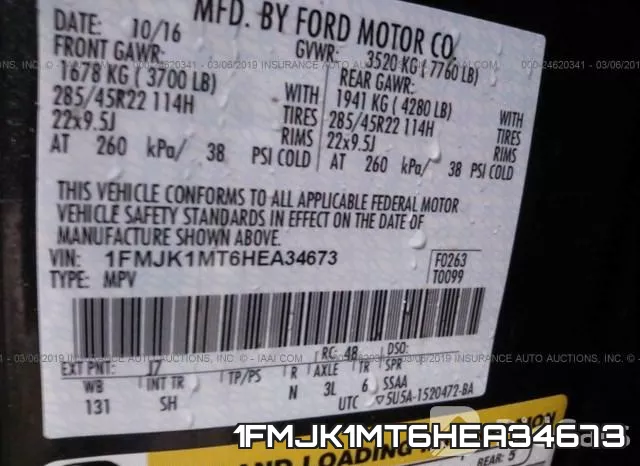 1FMJK1MT6HEA34673 фото 10